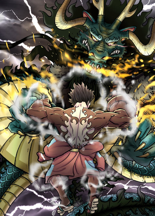 Luffy vs kaido, One Piece