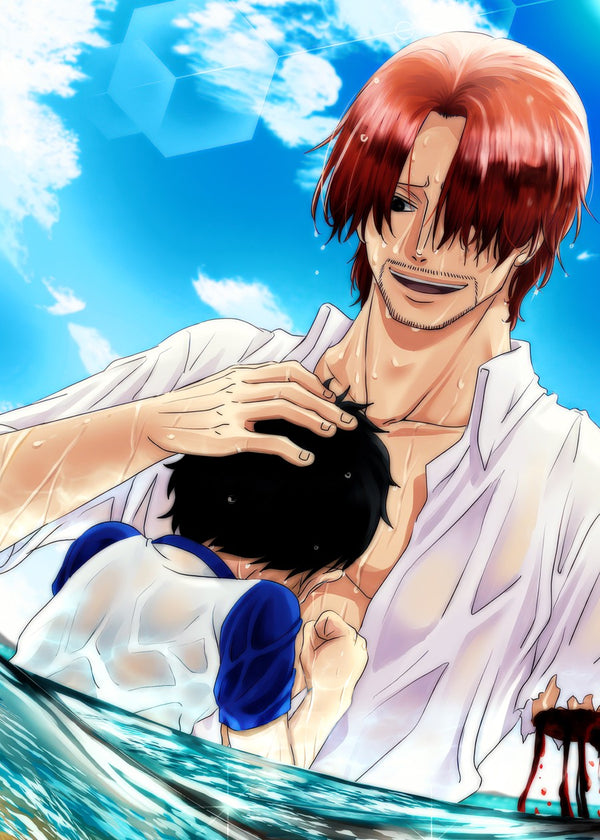 shank and luffy