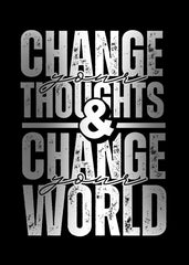Change your thoughts and change your world