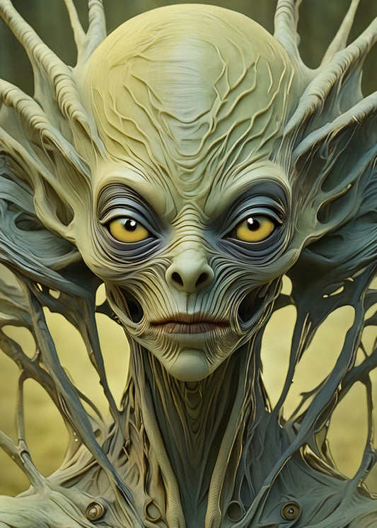 Alien Woman Portrait