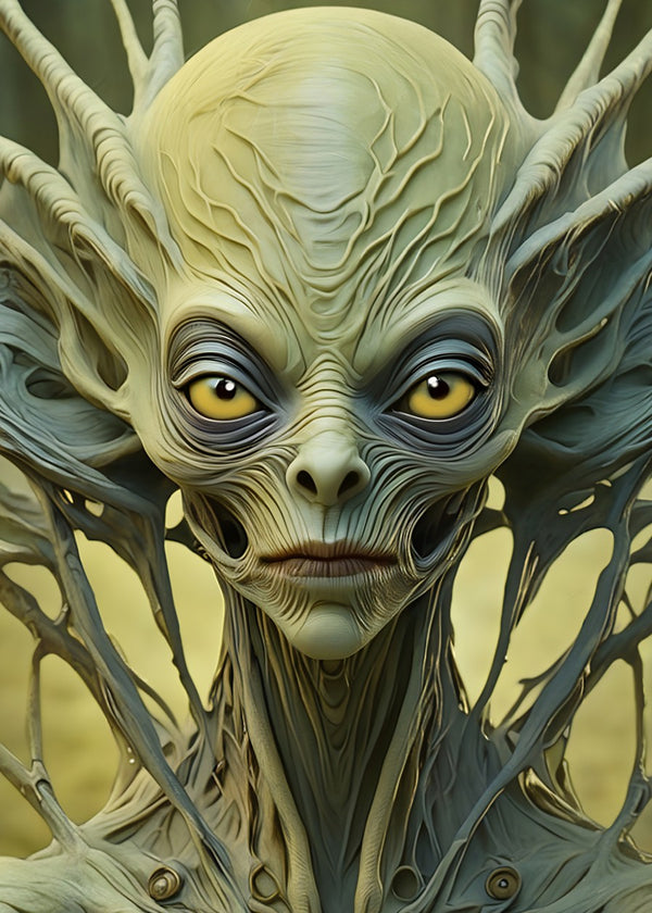 Alien Woman Portrait