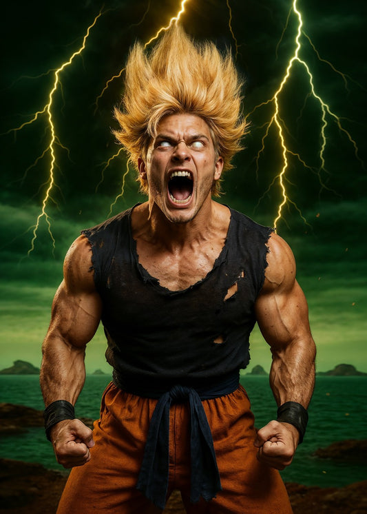 Goku first transformation, Dragon ball