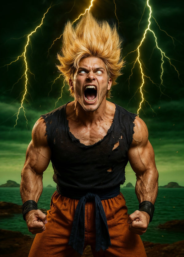 Goku first transformation, Dragon ball