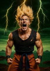 Goku first transformation, Dragon ball