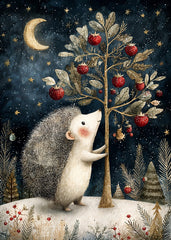 Hedgehog & Starry Apples