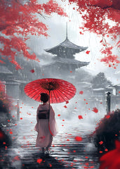 Retro Vintage Japanese Geisha