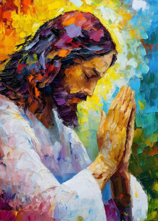 Prayer in Jesus Impasto