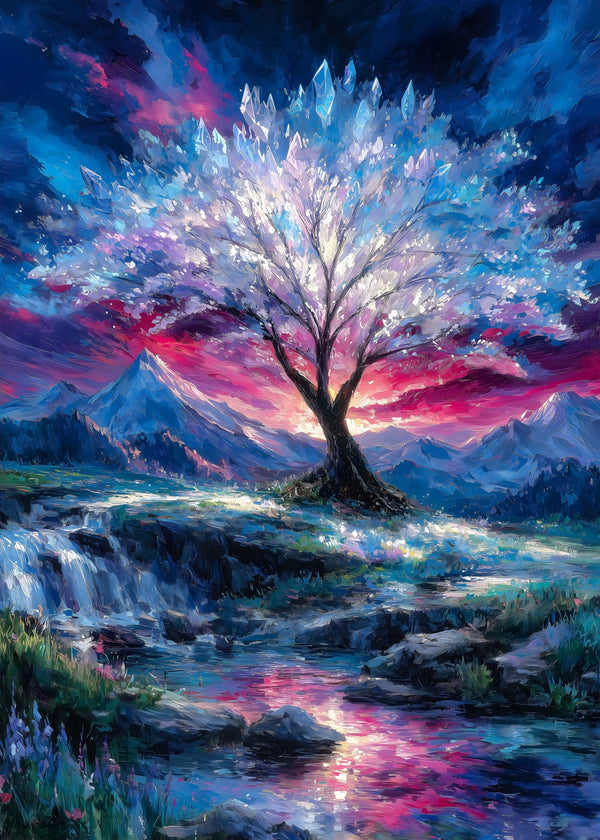 Crystal Blossom at Twilight