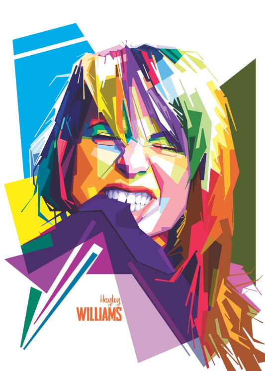Hayley Williams WPAP Popart