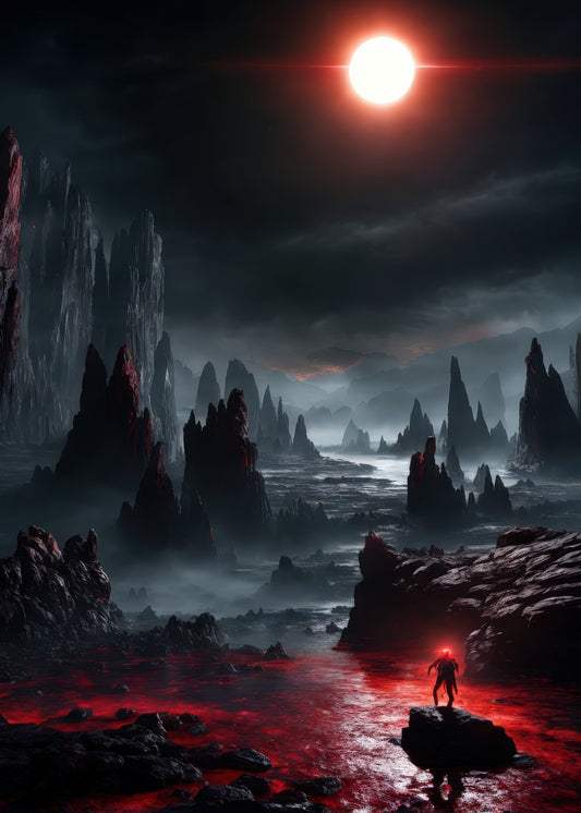 Blood Sun Over the Abyss