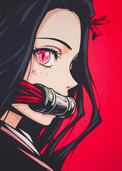 Silent Crimson Nezuko Kamado, Demon Slayer Kimetsu no Yaiba