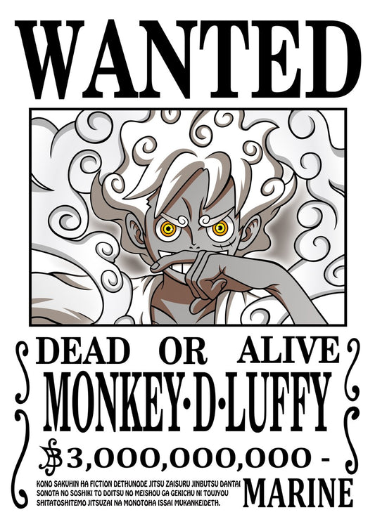 One Piece Luffy Wanted