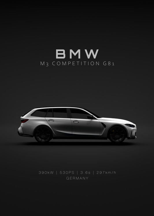 BMW M3 Touring G81 2025 - Whit