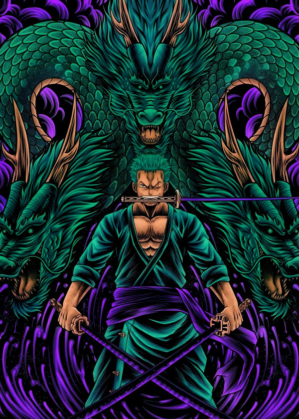 Roronoa Zoro dragon, One Piece