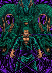 Roronoa Zoro dragon, One Piece