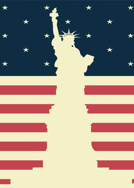 Liberty Statue Shadow of USA