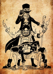 Luffy Sabo Ace, One Piece