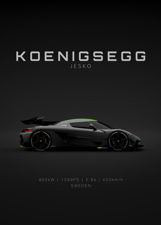 Koenigsegg Jesko Grey