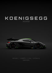 Koenigsegg Jesko Grey