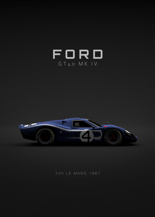 Ford GT40 no 4 le mans 1967