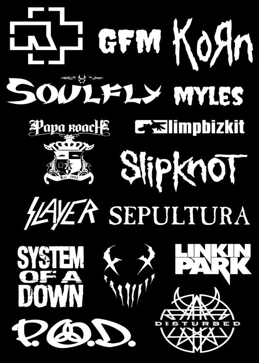 Rock and Metal Band Logos