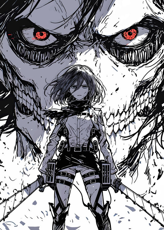 Mikasa Ackerman, Attack on titan 