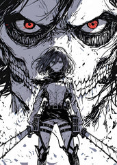 Mikasa Ackerman, Attack on titan 
