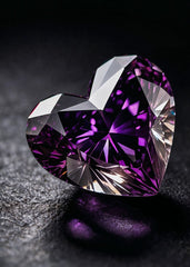 Violet Heart Diamond