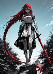 Red headed Sword girl