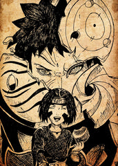 Obito and rin, Naruto