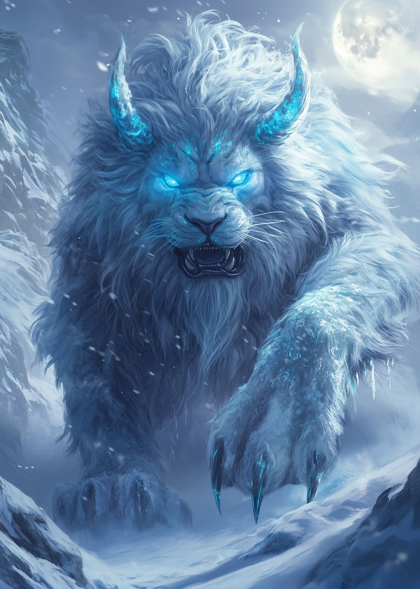 Winter Beast in snowy terrain