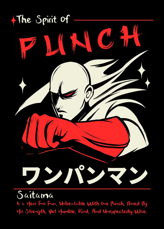 Saitama, The spirit of Punch