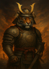 Samurai Tiger Fantasy