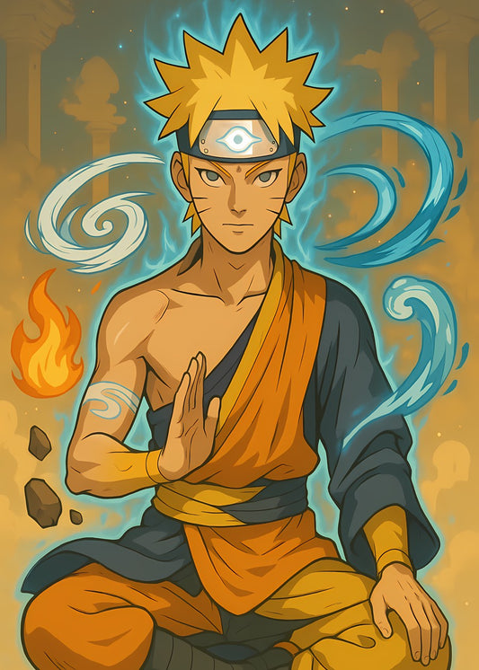 Spiritual Fusion Crossover: Naruto x Aang