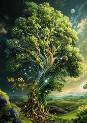 Majestic Cosmic Tree of Life