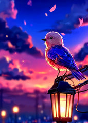 Twilight Bird on Sakura Breeze