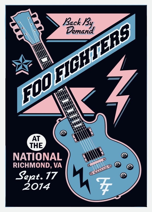 Foo Fighters Concert Poster Ri