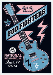 Foo Fighters Concert Poster Ri