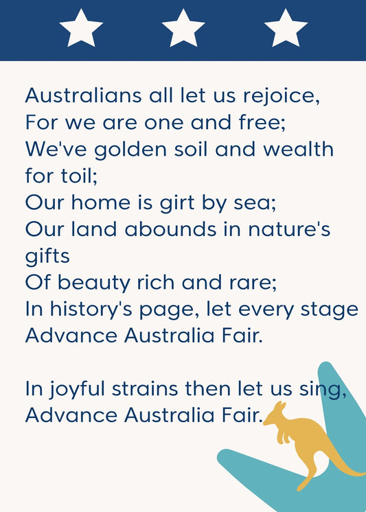 Advance Australia Fair Lyrics