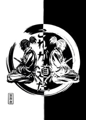 Samurai yin and yang