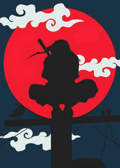 Itachi Uchiha Red Moon
