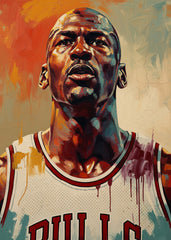 Michael Jordan abstract art