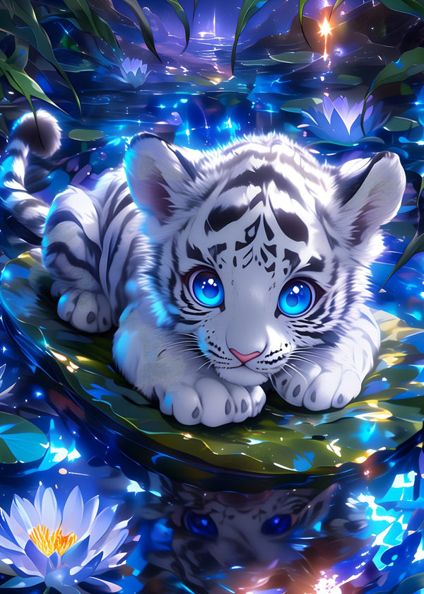 Enchanted Jungle: Blue Tiger