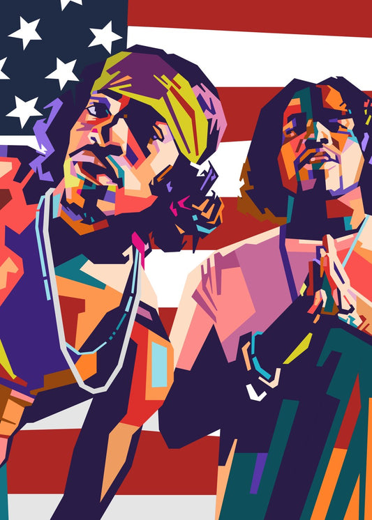 Outkast hiphop pop art