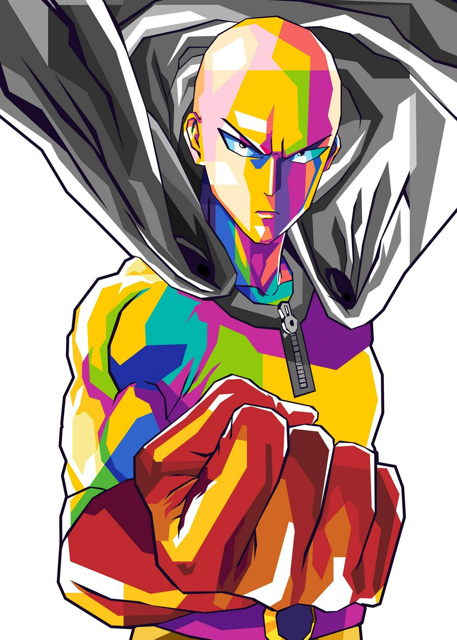 One Punch Man Anime Pop Art