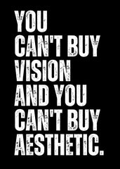 You can't buy vision