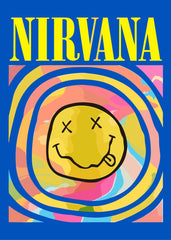 Nirvana Smiley Face Pop Art