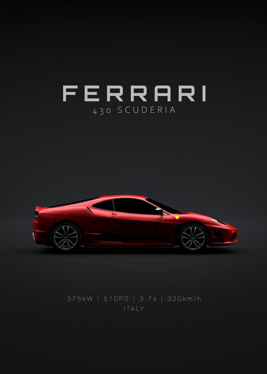 2007 Ferrari 430 Scuderia Red