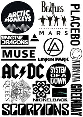 Band Logos Collage