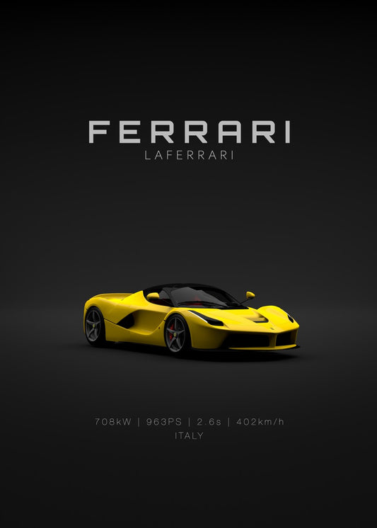 Ferrari LaFerrari Yellow Front